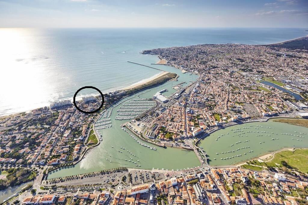 Residence La Garenne A La Grande Plage, Vue Mer, Piscine Et Parking Prive, 6 Personnes Saint Gilles Croix de vie Bagian luar foto